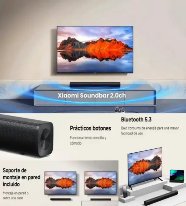 PARLANTE BARRA XIAOMI SOUNDBAR S22E