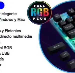 COMBO TECLADO RGB STRATOS PC15
