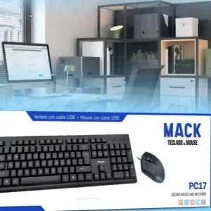 COMBO TECLADO + MOUSE PC17