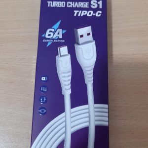 CABLE USB TIPO C  -  TURBO CHARGE S1